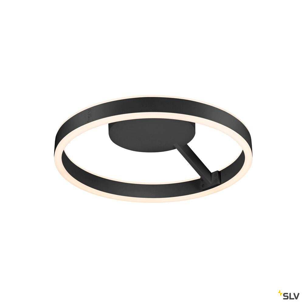 Едно осветително тяло за повърхностен монтаж на стена и таван